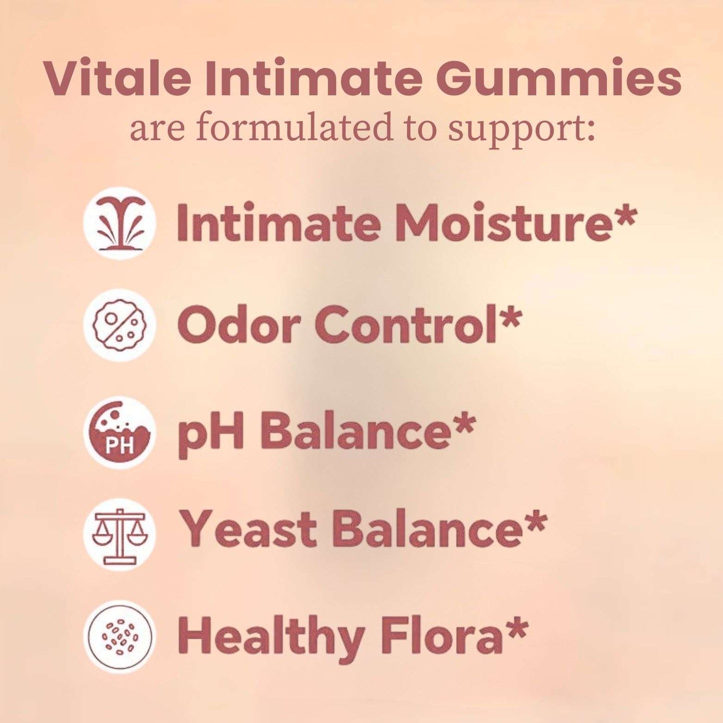 Vitale Premium Feminine Balance Gummies⁺