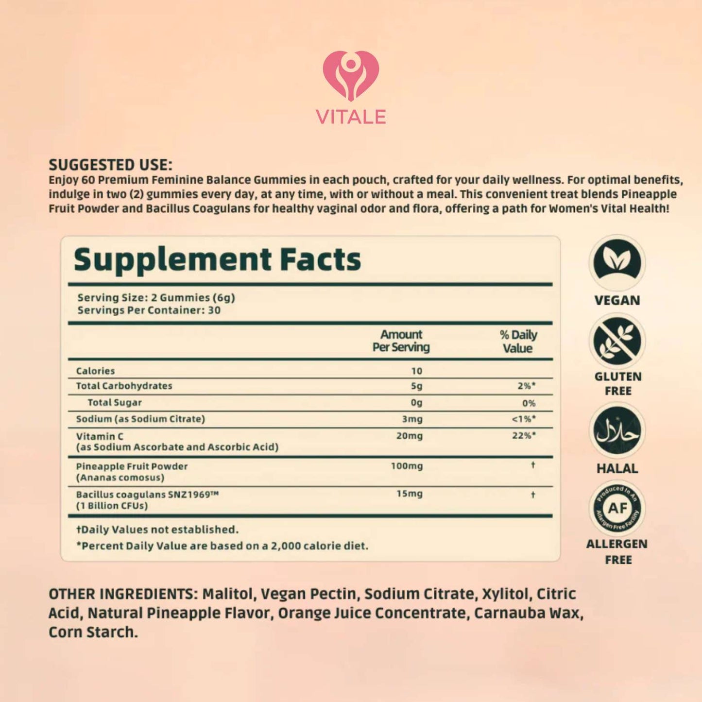 Vital Source Feminine Balance Gummies